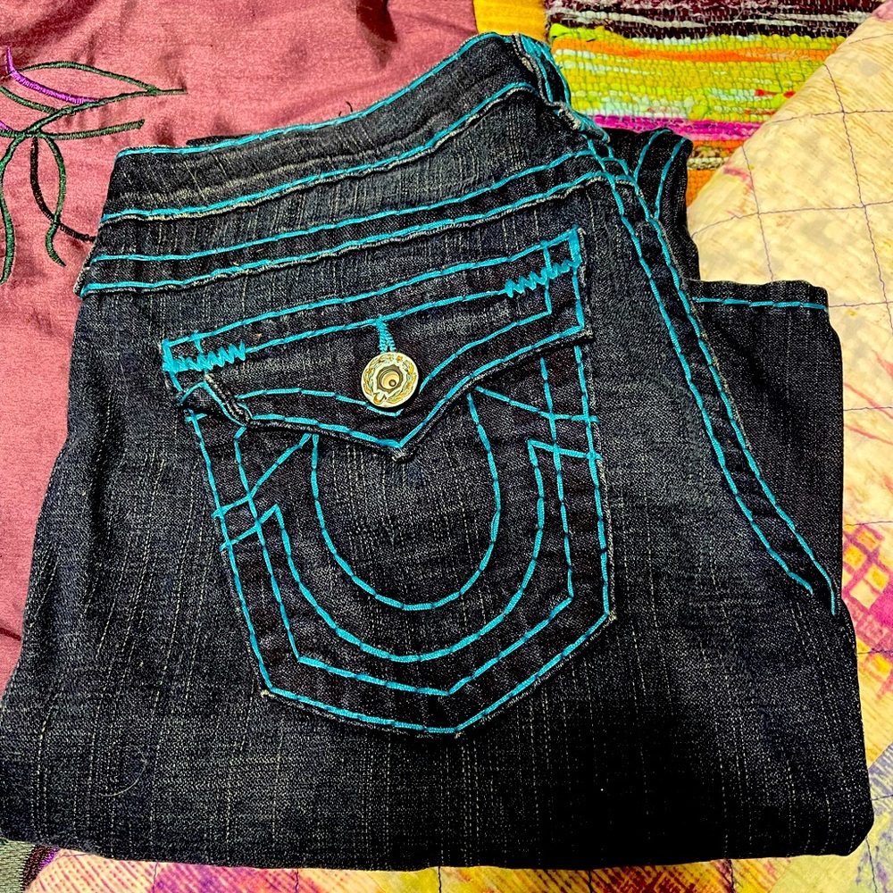 True Religion Jeans 32x34 Long Length Unaltered.